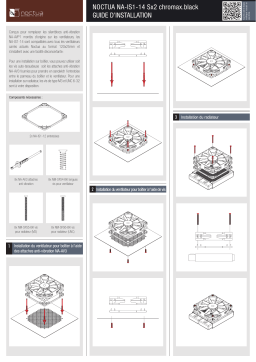 Noctua NA-IS1-14 chromax.black Sx2 Accessory Installation manuel