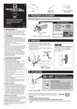 Cateye Rapid X2 G Kinetic [TL-LD710GK] Safety light Manuel utilisateur