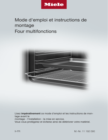 H 7365 BP | H 7464 BP | Miele H 7364 BP Four multifonctions design inox attractif Manuel utilisateur | Fixfr