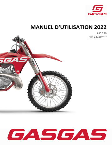 GASGAS MC 250 2022 Manuel du propriétaire | Fixfr