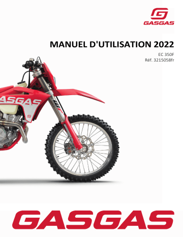 GASGAS EC 350F 2022 Manuel du propriétaire | Fixfr