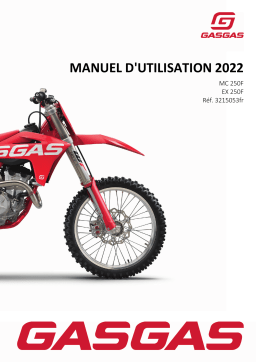 GASGAS EX 250F 2022 Manuel du propriétaire