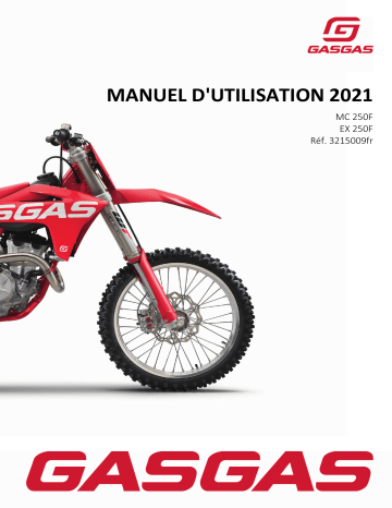 MC 250F | GASGAS EX 250F 2021 Manuel du propriétaire | Fixfr