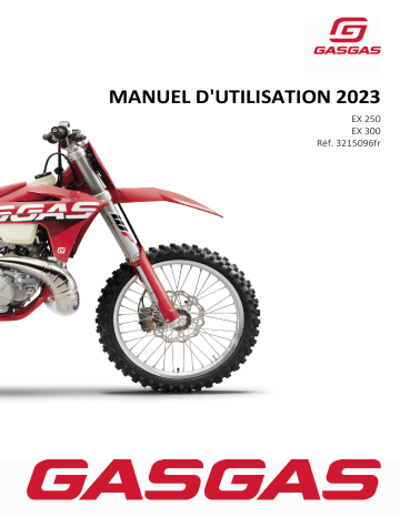 EX 250 | GASGAS EX 300 2023 Manuel du propriétaire | Fixfr