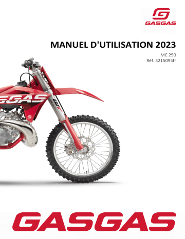 GASGAS MC 250 2023 Manuel du propriétaire | Fixfr