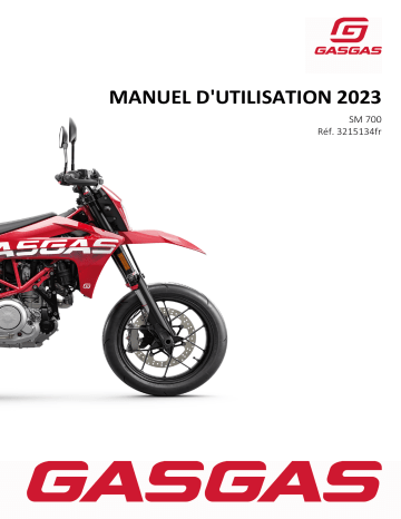 GASGAS SM 700 2022 Manuel du propriétaire | Fixfr