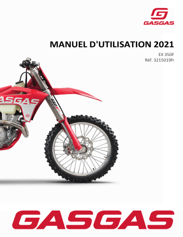 GASGAS EX 350F 2021 Manuel du propriétaire | Fixfr