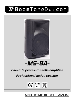 BoomToneDJ MS8A Manuel du propriétaire