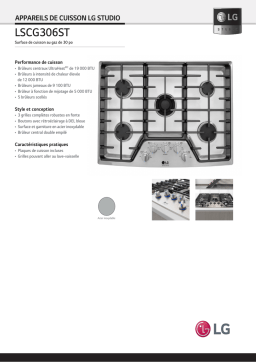 LG LSCG306ST Une information important