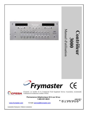 Frymaster 3000 Mode d'emploi | Fixfr