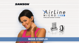 Samson AirLine Micro Earset Manuel utilisateur