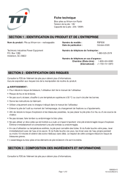 Ryobi AP4001 4V Battery Manuel du propriétaire