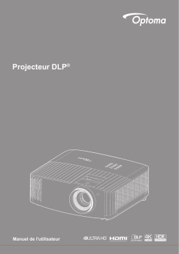 Optoma UHD38x Bright, 4K UHD gaming and home entertainment projector Manuel du propriétaire