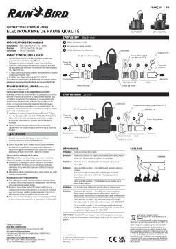 Rain Bird HV/HVF Series  Manuel du propriétaire