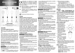 LightZone GT-NGTR-01,GT-NGSN-01,GT-NGST-01 Neon Garden Sticks Xmas Manuel utilisateur