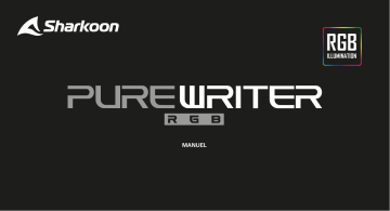 Sharkoon PureWriter RGB Keyboard Manuel du propriétaire | Fixfr