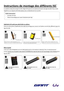 Giant Multi Seatpost Type ISC Instructions Mode d'emploi