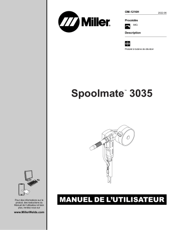 Miller SPOOLMATE 3035 Manuel utilisateur | Fixfr