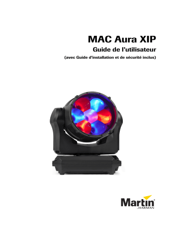 Martin MAC Aura XIP Mode d'emploi | Fixfr