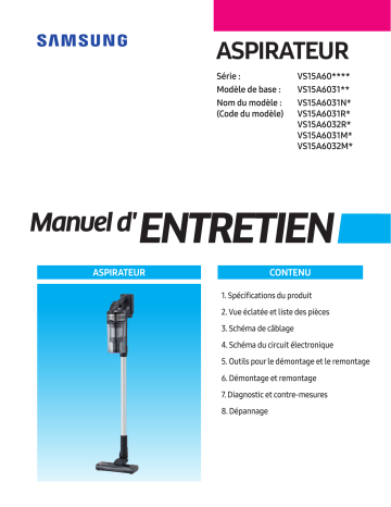 VS15A6032R5 | Samsung VS15A6031R4 Mode d'emploi | Fixfr