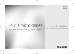 Samsung FG77SUST Micro-ondes encastrable - Manuel utilisateur