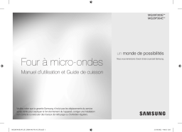 Samsung MG28F303ECW Micro-ondes Gril, 28L, Blanc - Manuel utilisateur