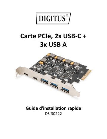 Digitus DS-30222 Guide de démarrage rapide | Fixfr