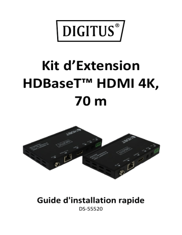 Digitus DS-55520 DIGITUS Guide de démarrage rapide | Fixfr