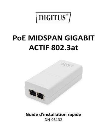 Digitus DN-95132 Guide de démarrage rapide | Fixfr