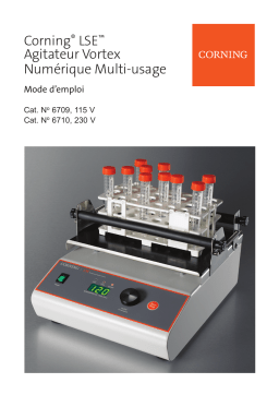 Corning LSE™ Agitateur Vortex Numérique Multi-usage Manuel du propriétaire