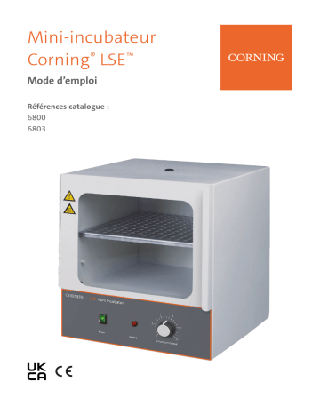 Corning Mini Incubateur LSE™ Manuel du propriétaire | Fixfr