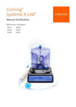 Corning Système X-LAB® Manuel du propriétaire