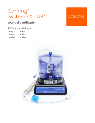 Corning Système X-LAB® Manuel du propriétaire | Fixfr