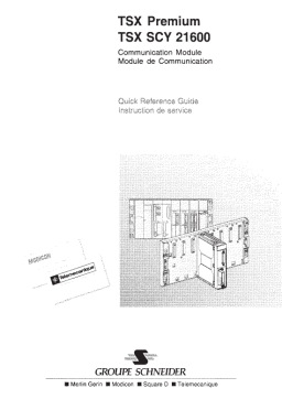 Schneider Electric TSXSCY21600, Communication Module Guide de référence