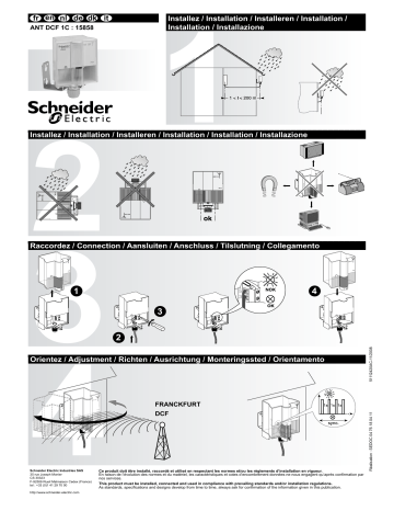 Schneider Electric ANT DCF 1C Mode d'emploi | Fixfr