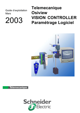 Schneider Electric XUVM110, XUV210 Vision controller paramétrage logiciel Mode d'emploi