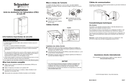 Schneider Electric InfraStruxure 5U Power Distribution Unit Mode d'emploi