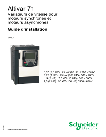 Schneider Electric ATV71 Mode d'emploi | Fixfr