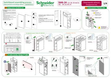 Schneider Electric DOWNARDS EXHAUST (printing format A2) Mode d'emploi | Fixfr