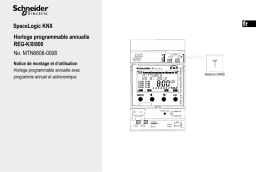 Schneider Electric SpaceLogic KNX Horloge Manuel utilisateur