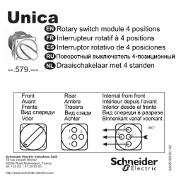 Schneider Electric UNICA Mode d'emploi