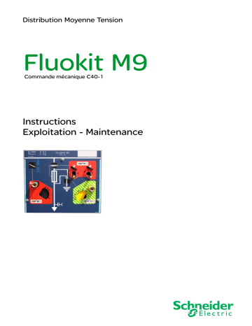 Schneider Electric Fluokit M9 Commande mécanique C40-1 Mode d'emploi | Fixfr