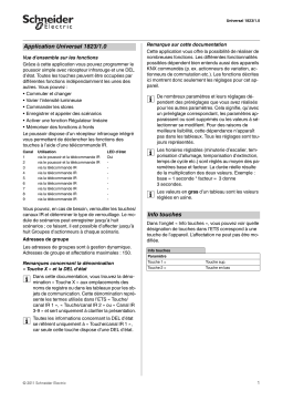 Schneider Electric KNX - Unica poussoirs - ETS Manuel utilisateur