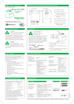 Schneider Electric Wiser pour KNX- Contrôleur logique Manuel utilisateur