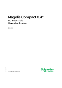 Schneider Electric MPCKT12NAX0.. Magelis Compact 8.4 " - PC industriels Mode d'emploi