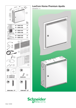 Schneider Electric LexCom Home Premium Apollo Manuel utilisateur