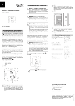 Schneider Electric Mécanisme standard de commande de stores, 1000 W Mode d'emploi