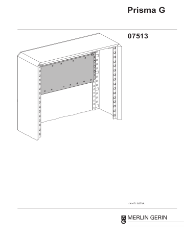 Schneider Electric M.PLATE MAN.C-OVER NS100-250 G Mode d'emploi | Fixfr