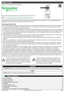 Schneider Electric EVlink Pro AC Manuel utilisateur