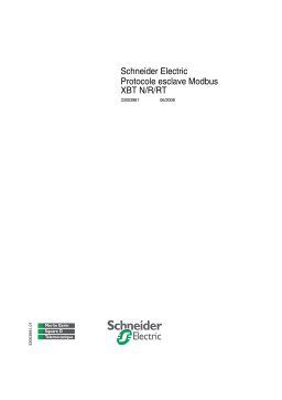 Schneider Electric XBTN/R, Protocole esclave Modbus Mode d'emploi